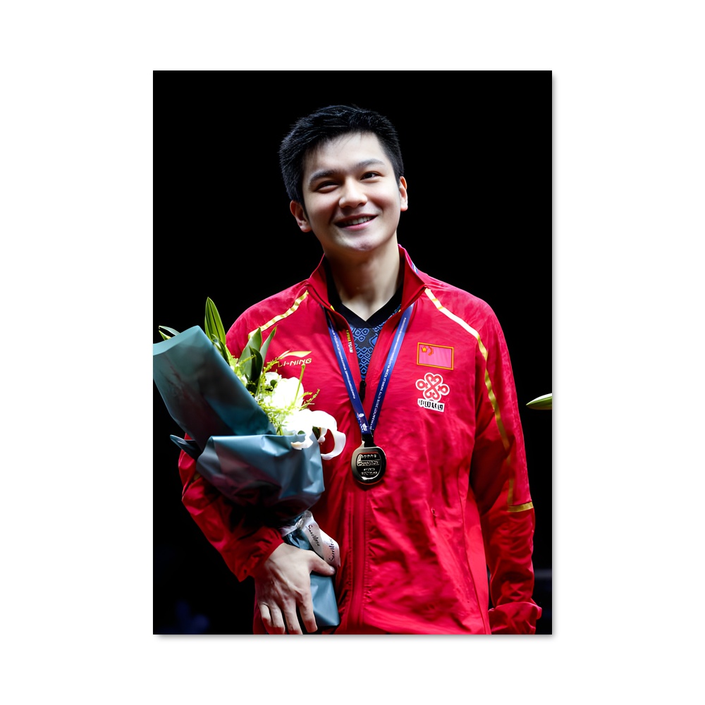 Poster Sourire en Fleurs